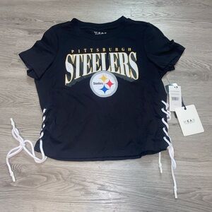 WEAR Pittsburgh Steelers Black Short Sleeve Tee